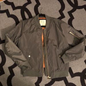 Hunter Green Bomber Jacket